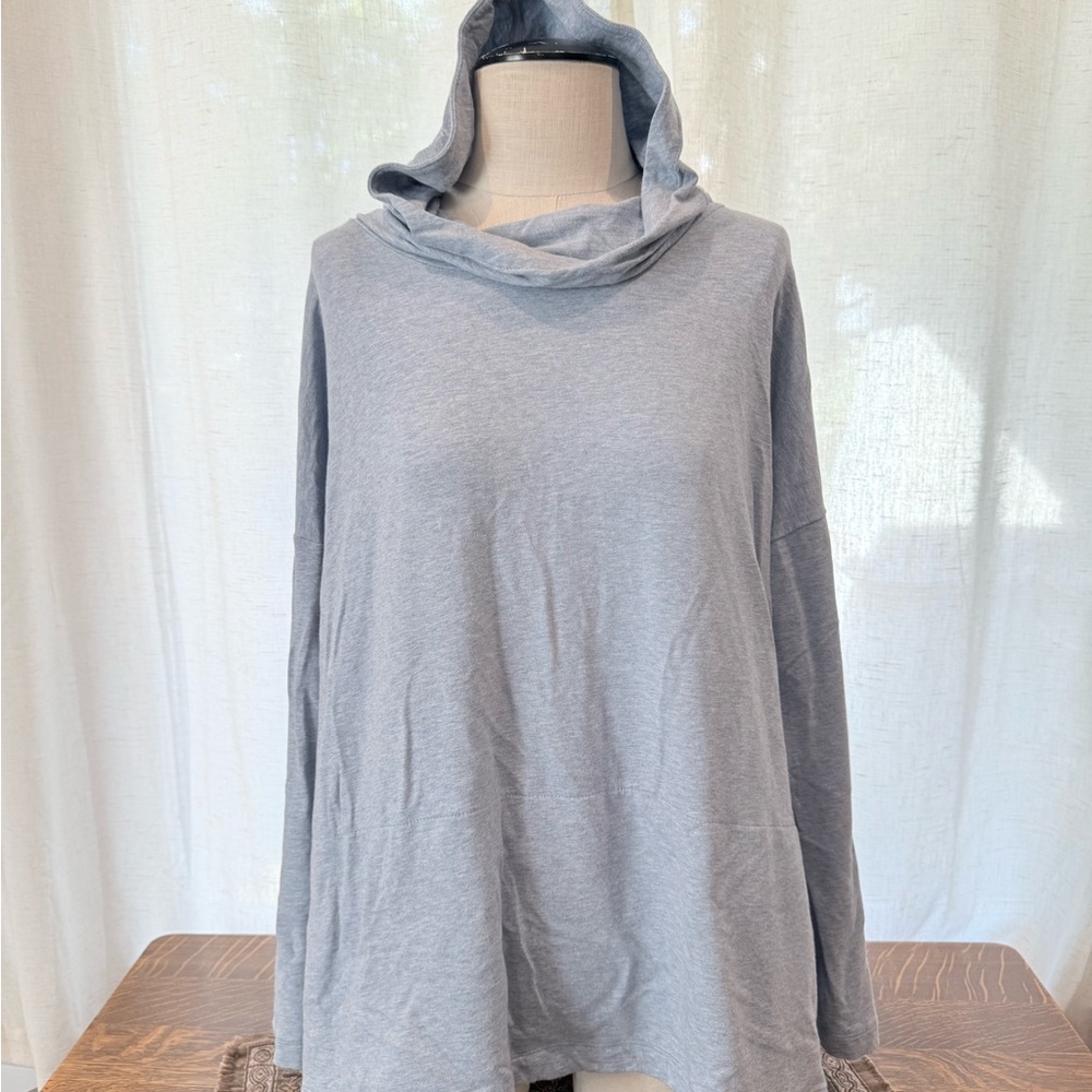 Blue Hooded pure Jill Long Sleeve jersey